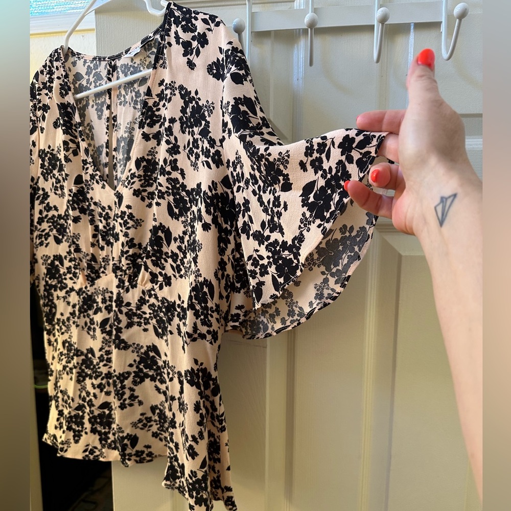 Topshop floral blouse - Picture 5 of 8